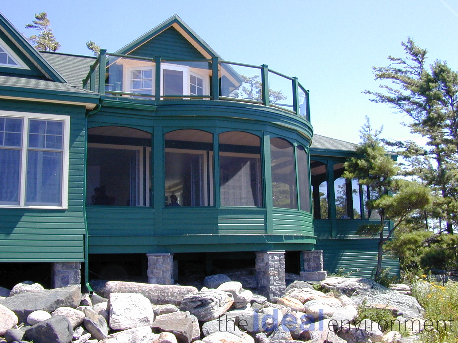 Georgian Bay Island Cottage 2 Balcony