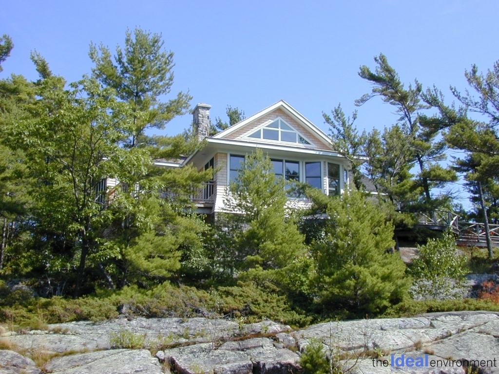 Georgian Bay Island Cottage 1 Exterior View