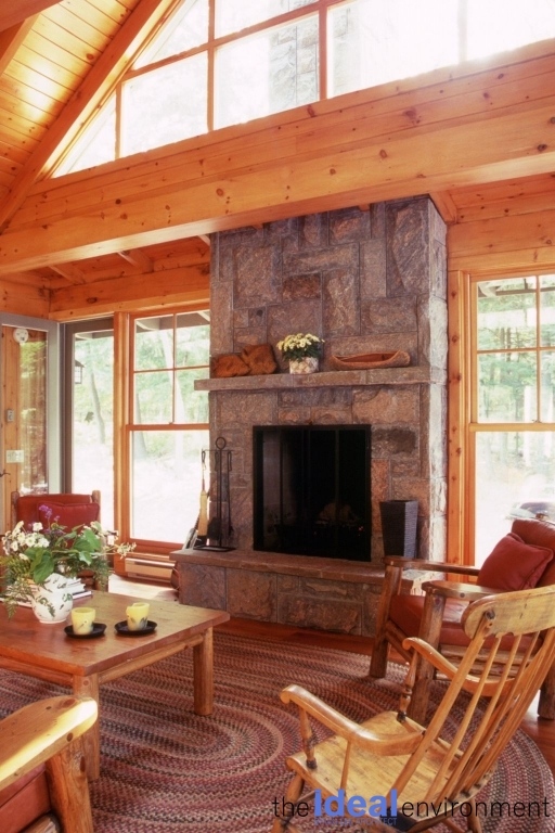 Lake Rosseau Cottage Fireplace 2