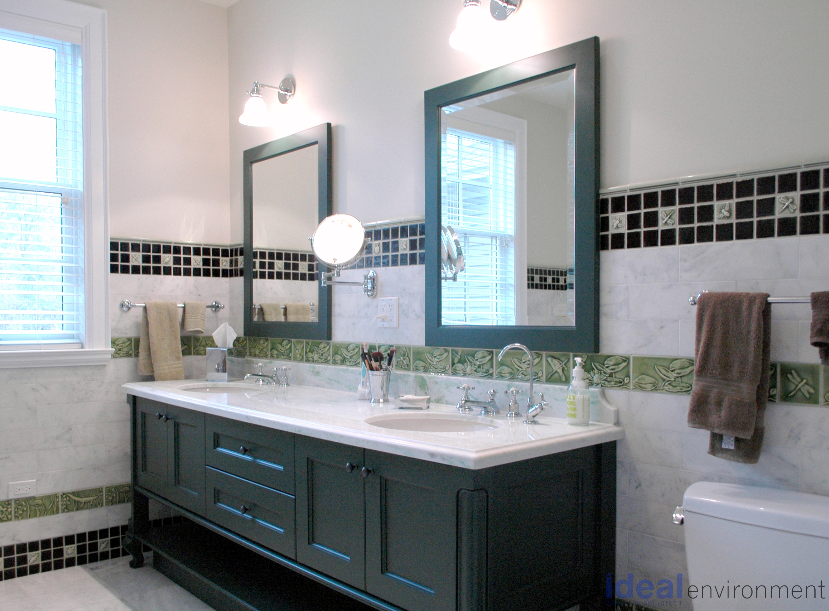 Terracotta Country Home Master Bathroom