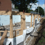 Installation of underfloor drains at Kew Beachouse Condominium
