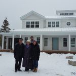 Construction Progress - Brian Lee and Marilyn Lake with Clients